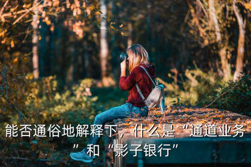 能否通俗地解釋下，什么是“通道業務”和“影子銀行”