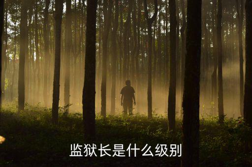 監獄長是什么級別