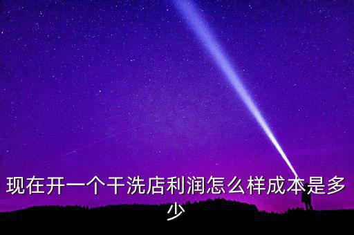 現在開一個干洗店利潤怎么樣成本是多少