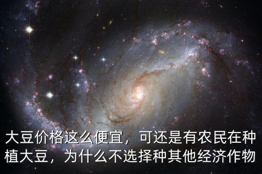 大豆價(jià)格這么便宜，可還是有農(nóng)民在種植大豆，為什么不選擇種其他經(jīng)濟(jì)作物