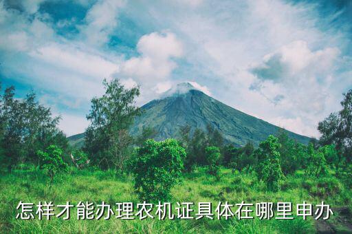 怎么樣辦理農機駕駛證,農機駕照好不好辦理呢