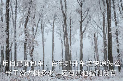 用自己面包車，在德邦開車送快遞怎么樣工資大概多少，還有其他福利沒有