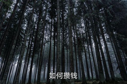 如何攢錢