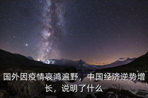 逆勢增長什么意思,中國經濟逆勢增長