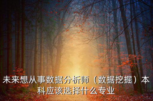分析師要讀什么專業,未來想從事數據分析師