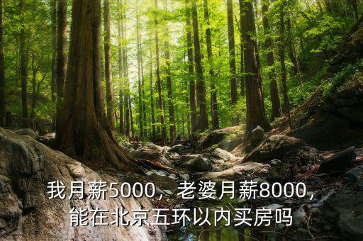 我月薪5000，老婆月薪8000，能在北京五環以內買房嗎