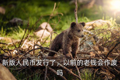 新版人民幣發行了，以前的老錢會作廢嗎