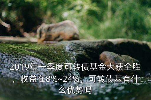 2019年一季度可轉債基金大獲全勝，收益在8%~24%，可轉債基有什么優勢嗎