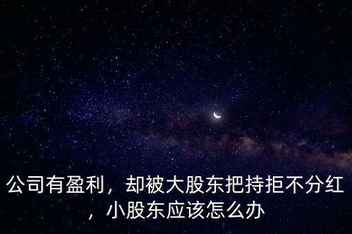 小股東不出錢怎么辦,小股東應該怎么辦