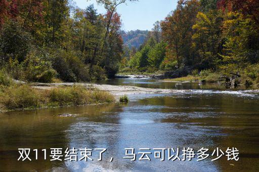 雙11要結束了，馬云可以掙多少錢