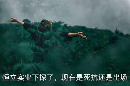 恒立實業下探了，現在是死抗還是出場