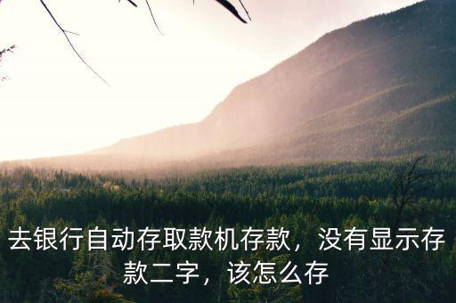 浦發取款機怎么沒有存款,去銀行自動存取款機存款