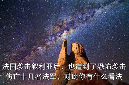 法國襲擊敘利亞后，也遭到了恐怖襲擊傷亡十幾名法軍，對此你有什么看法