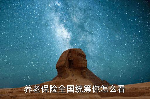 養老保險全國統籌你怎么看