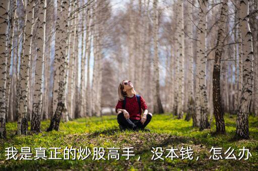 我是真正的炒股高手，沒本錢，怎么辦