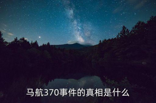 留尼旺島的馬航殘骸上長的是什么,馬航失聯的真正原因是什么