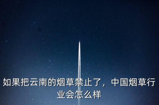 如果把云南的煙草禁止了，中國(guó)煙草行業(yè)會(huì)怎么樣