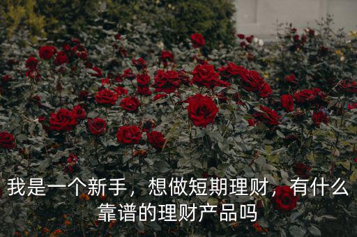 有什么短期理財產品,短期理財產品有哪些