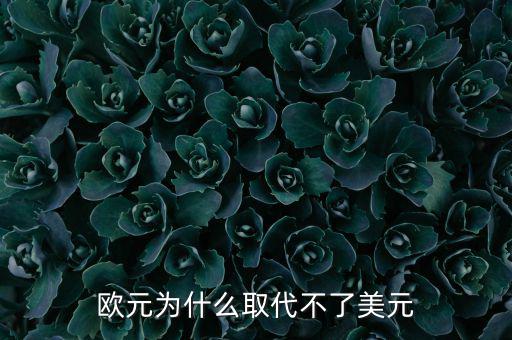 為什么有歐元,美元結算體系對美國有多重要