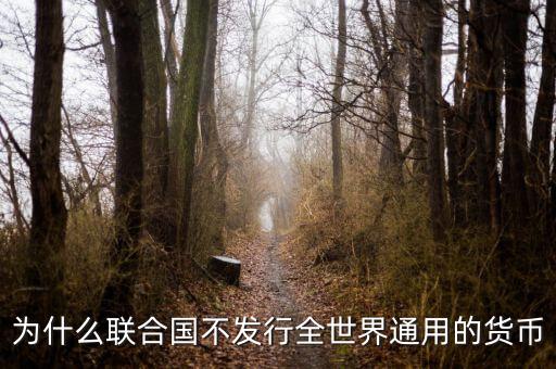 為什么要單一全球貨幣,為什么沒有全人類統一的貨幣