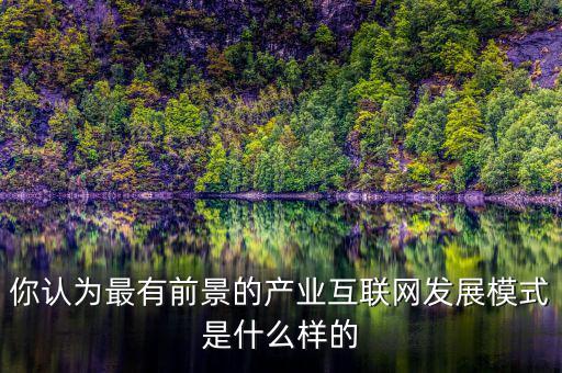 產業互聯網的重點是什么業,產業互聯網的商業邏輯是什么