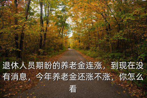 退休職工養老金怎么還不漲啊,退休人員期盼的養老金連漲