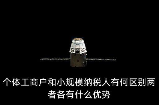 個體工商戶和小規模納稅人有何區別兩者各有什么優勢