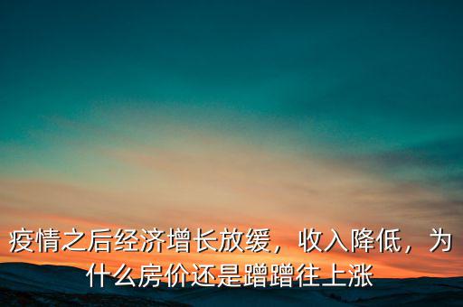 疫情之后經(jīng)濟(jì)增長(zhǎng)放緩，收入降低，為什么房?jī)r(jià)還是蹭蹭往上漲