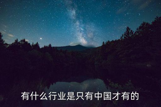 中國有多少行業,中國真的是全產業嗎