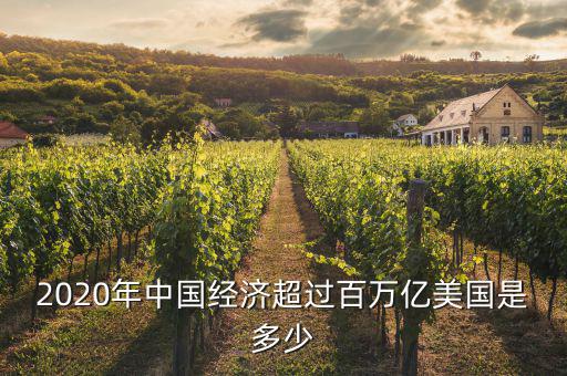 2020年中國經濟超過百萬億美國是多少