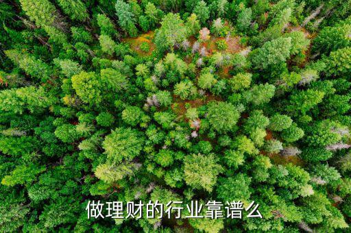 做理財工作怎么樣,做理財的行業(yè)靠譜么