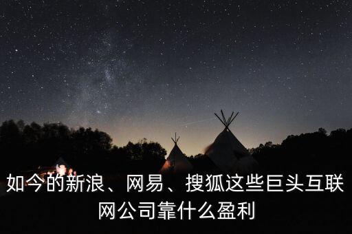 互聯網公司發展靠什么,互聯網公司是如何盈利的