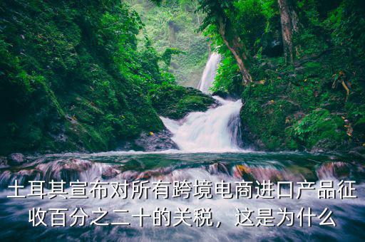 土耳其宣布對所有跨境電商進口產(chǎn)品征收百分之二十的關稅，這是為什么