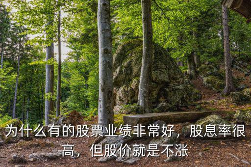 為什么有的股票業績非常好，股息率很高，但股價就是不漲