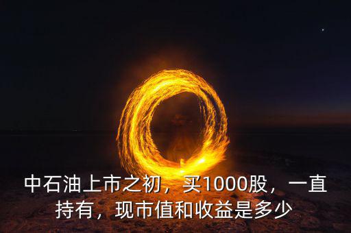 中石油上市之初，買1000股，一直持有，現市值和收益是多少