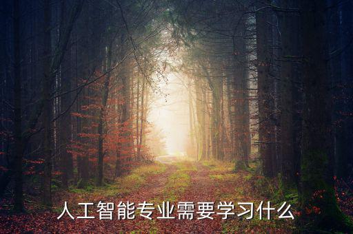 人工智能學學什么,人工智能可以學什么專業