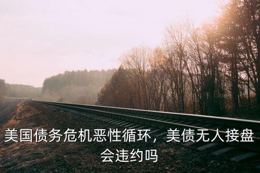 美國債務危機惡性循環，美債無人接盤會違約嗎