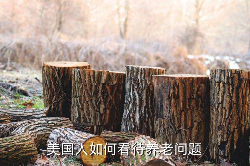 美國人如何看待養老問題