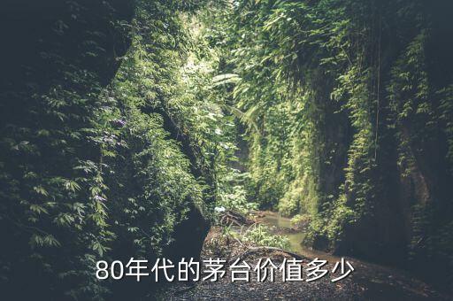 十年前茅臺價值多少,現在有多少錢了