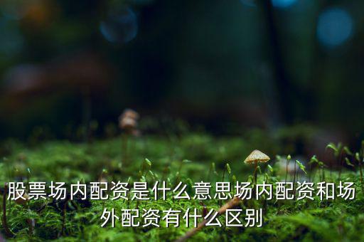 股票場內配資是什么意思場內配資和場外配資有什么區別
