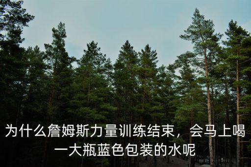 為什么詹姆斯力量訓練結束，會馬上喝一大瓶藍色包裝的水呢