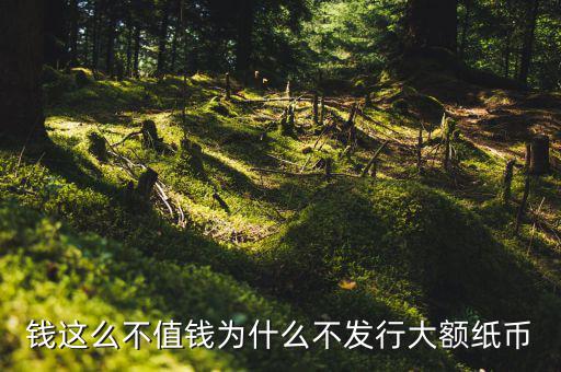 發行大額人民幣意味什么,中國為什么不發行大額鈔幣