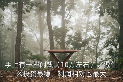 手上有一些閑錢（10萬左右），做什么投資最穩、利潤相對也最大