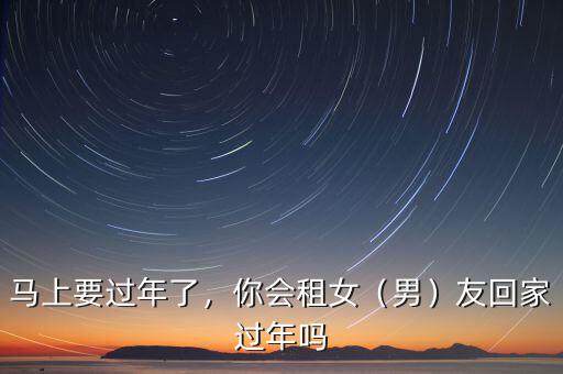 馬上要過年了，你會租女（男）友回家過年嗎
