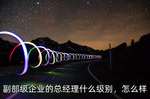 東航物流總經理李九鵬什么級別,副部級企業的總經理什么級別