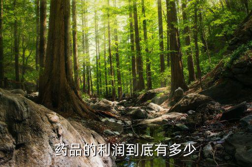 藥品的利潤是多少,醫院的藥都是零差價了