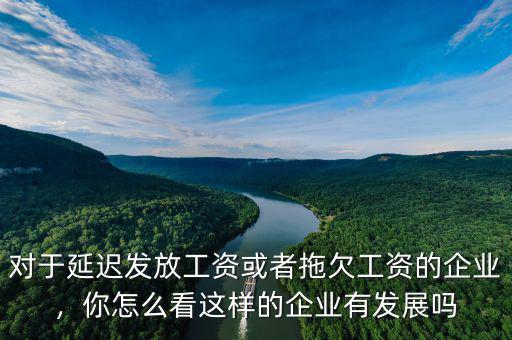 欠薪企業有多少,這樣的企業有發展嗎