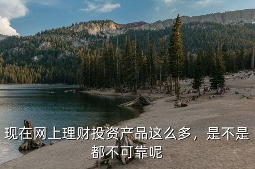 投資產品怎么樣啊,現在網上理財投資產品這么多