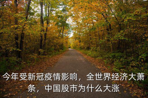 今年受新冠疫情影響，全世界經濟大蕭條，中國股市為什么大漲
