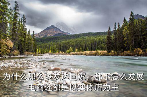 為什么那么多發達國家，都不怎么發展電商還都是以實體店為主